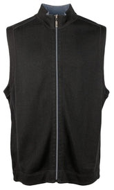 Tommy Bahama Men's Flipshore Full-Zip Reversible Vest Night Cap Small